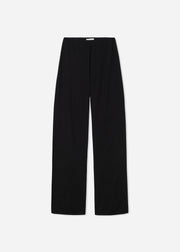 Pull Up Pant in Fine Cashmere - Black - CO Collections